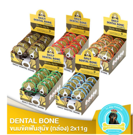 XƯƠNG GẶM PET2GO DAILY DENTAL BONE