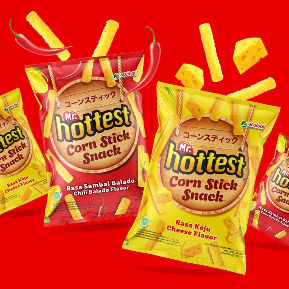 [WE LINK] Snack Mr. Hottest Vị Phô Mai 60G