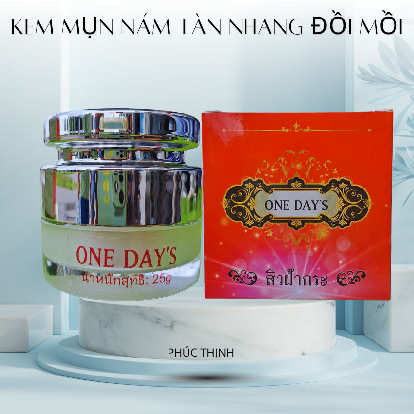 COmbo kem Trắng Da và Kem Nám ONE DAYS ( Thái Lan )