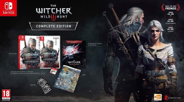 Thẻ game The Witcher 3 Nintendo Switch Like new