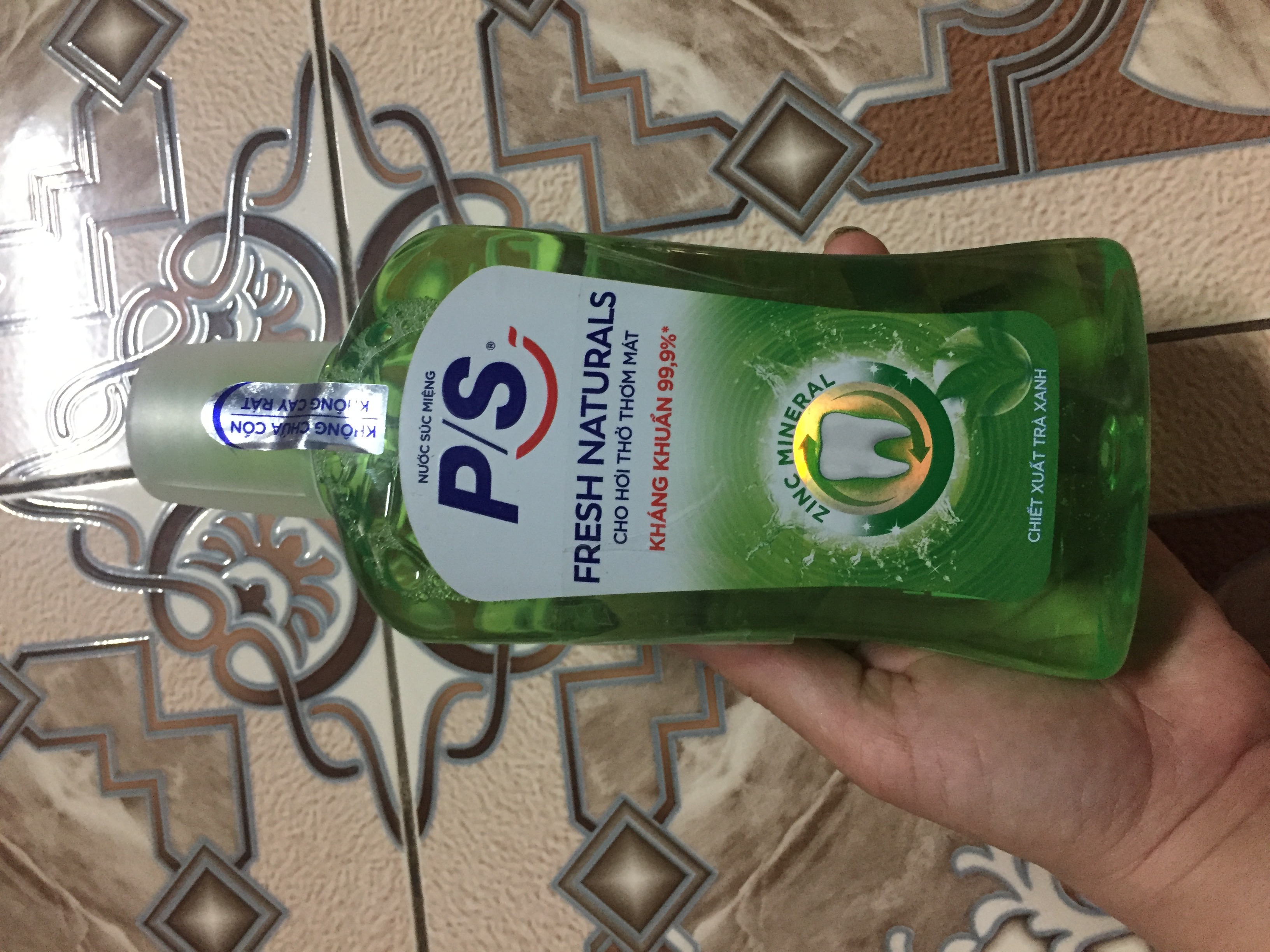Nước xúc miệng PS không cay 500ml