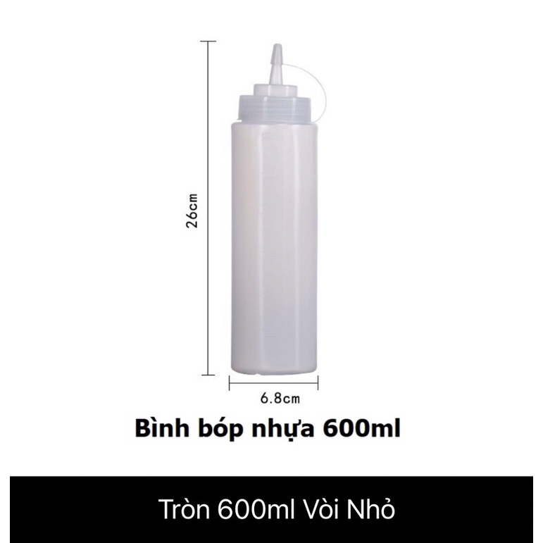 Bình Đựng Sốt - Chai Đựng Sốt Chống Bụi 600ml | 800ml | 1000ml