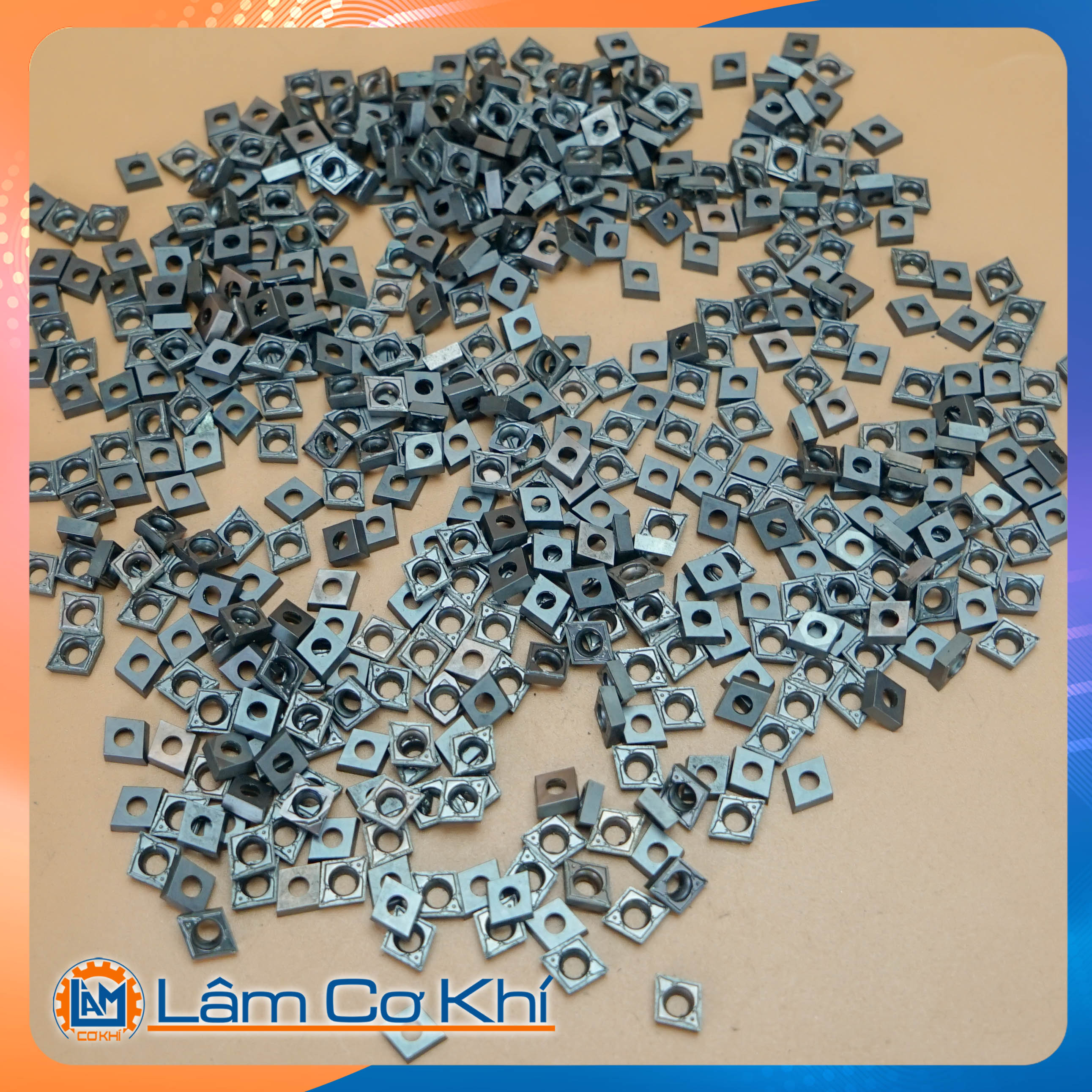 Chíp tiện C06 gia công chạy thép, Inox (hàng lướt)