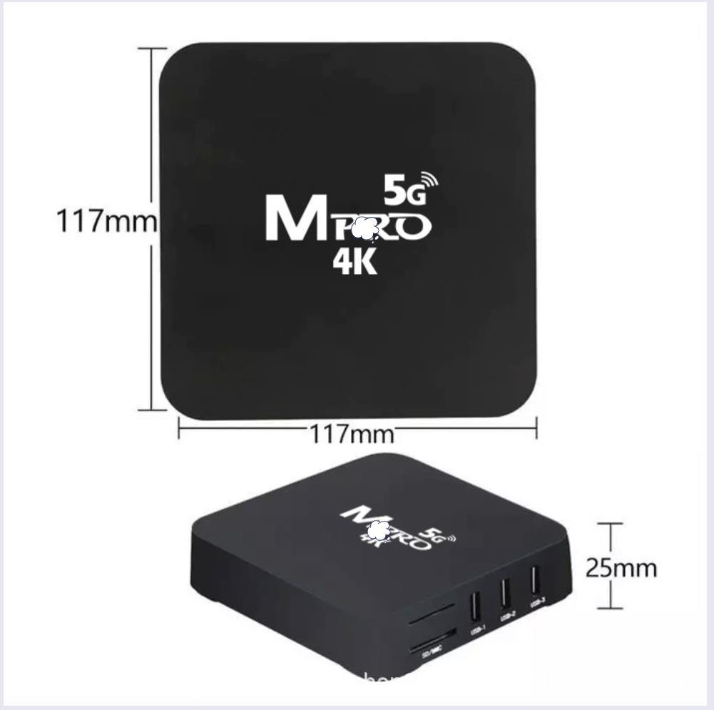 MXQ Pro Network TV Set Top Box, Android TV Box, 4K Player 1+8G/16G Bộ nhớ Bluetooth