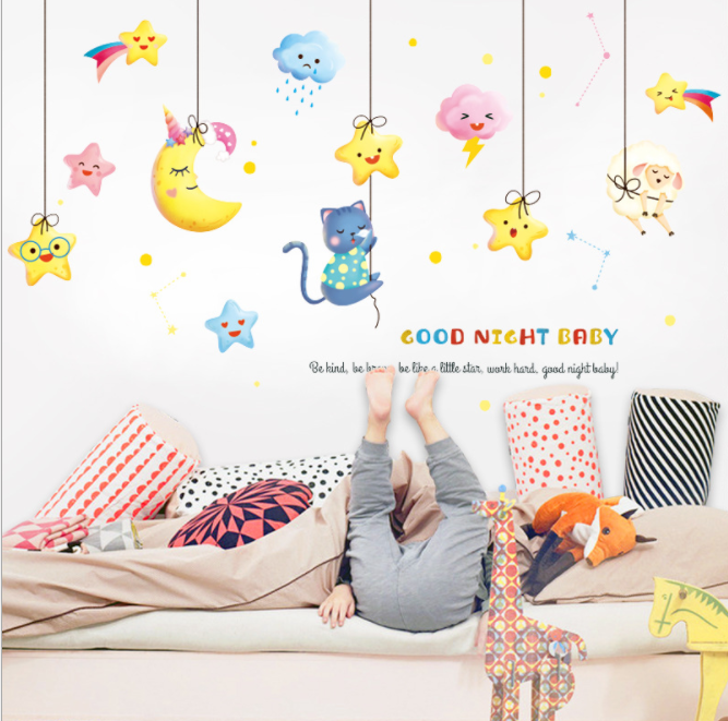 Decal dán tường Goodnight baby TL124