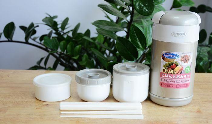 [Có hình thật tự chụp] Hộp cơm giữ nhiệt Tiger LWR-A092