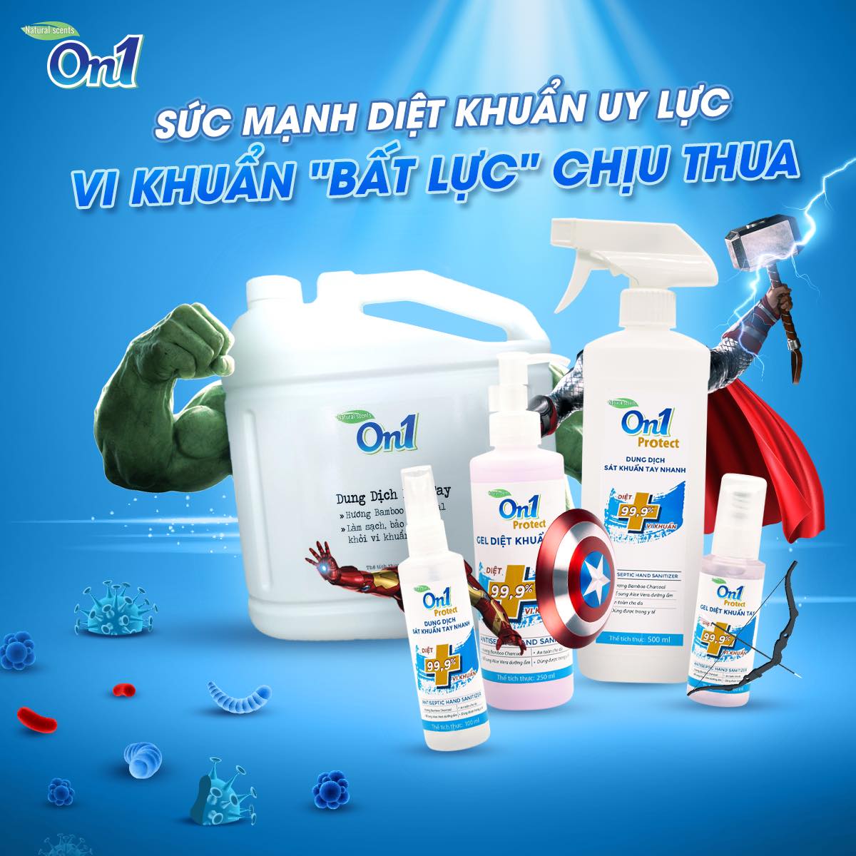 Combo SÁT KHUẨN NHANH+NƯỚC RỬA TAY 500ML