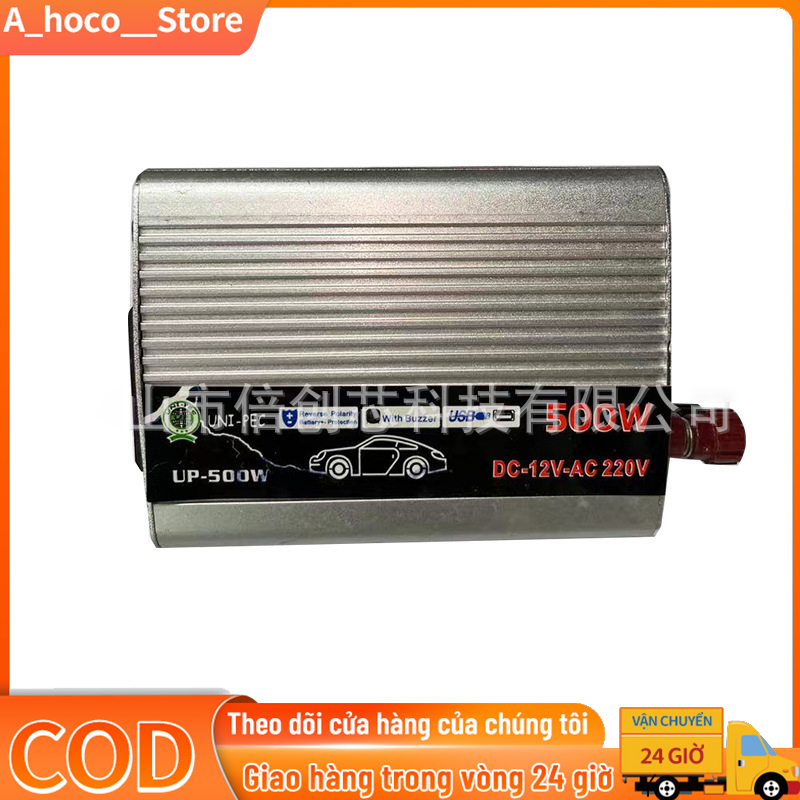 【giao hàng trong vòng 24h】Bộ đổi điện 500W 100W 12V Sang 220V