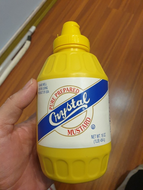 US imported US (454g) crystal gold mustard