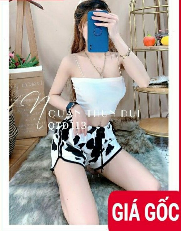 Quần Sọt Nữ Bò Sữa