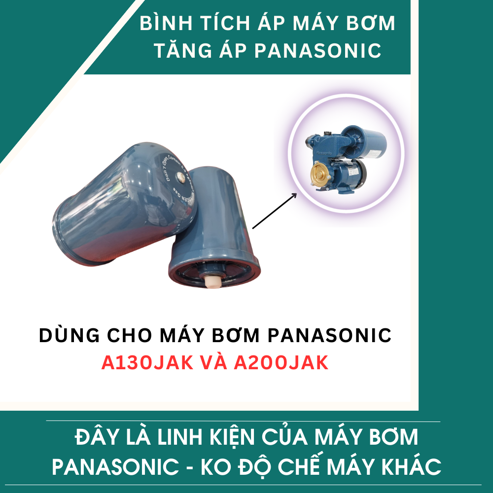 Bình tích áp -linh kiện bơm Panasonic