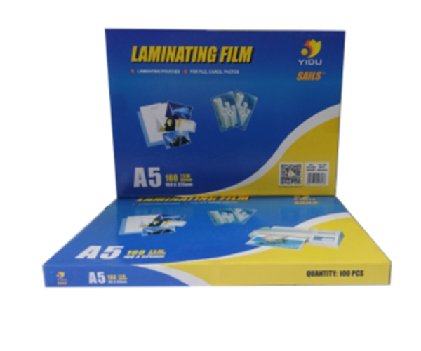 Nhựa ép plastic A5 80Mic Yidu chính hãng ( hộp 100 tờ )