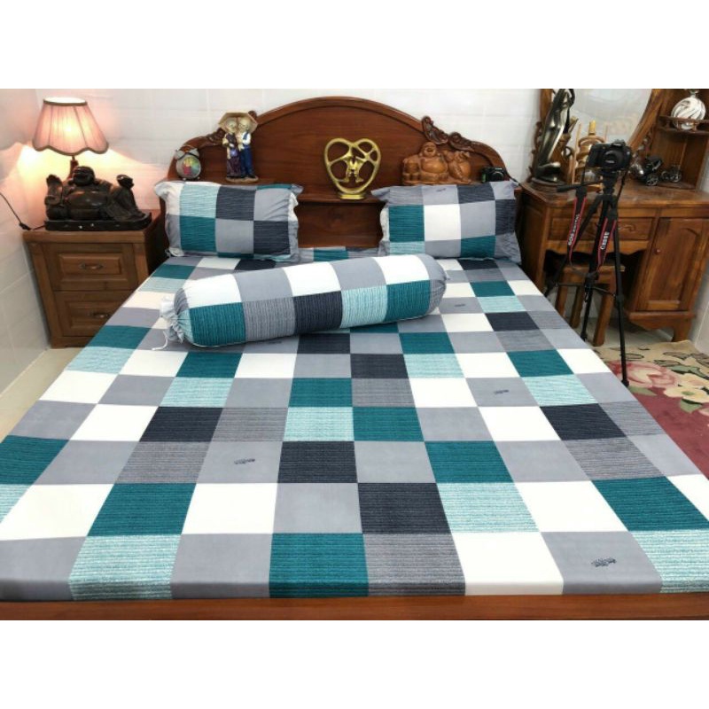 [Giá Xưởng] 1Ga/drap thun lạnh lẻ kẻ [SIÊU MAT-MỀM-MIN] đủ size