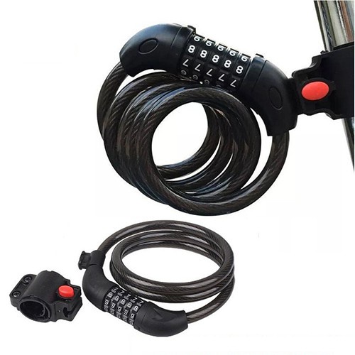 Khoá Dây 5 Số Cao Cấp Chắc Chắn, An Toàn Cho Xe Đạp