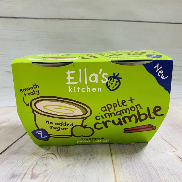 Pudding Ella’s Kitchen Cho Bé 7m+ 4 Hộp x 80g (Hàng Air Anh)