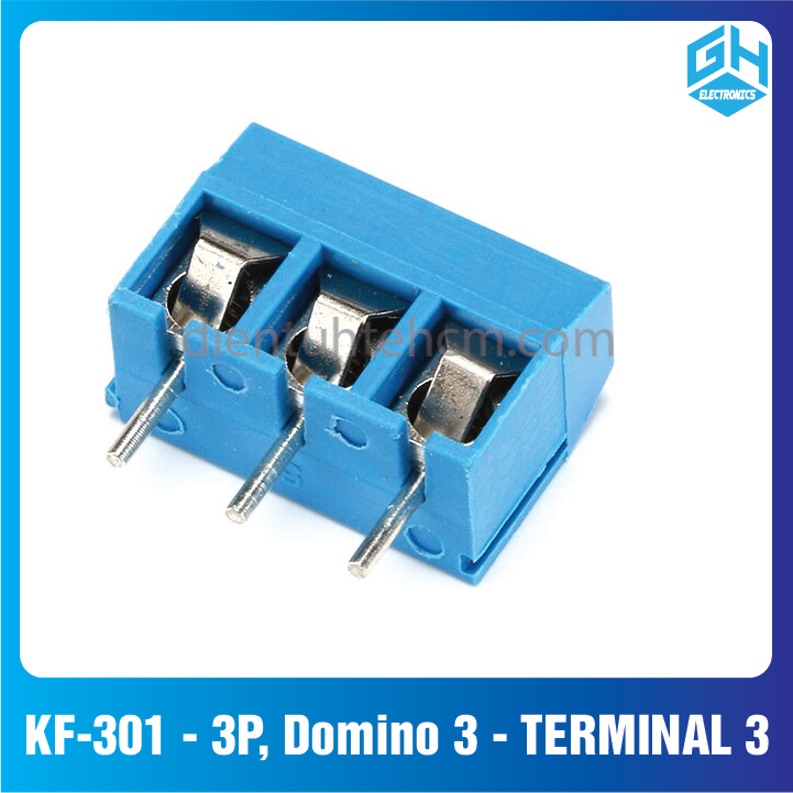 Đầu Nối KF-301 - 3P, Domino 3 - TERMINAL 3