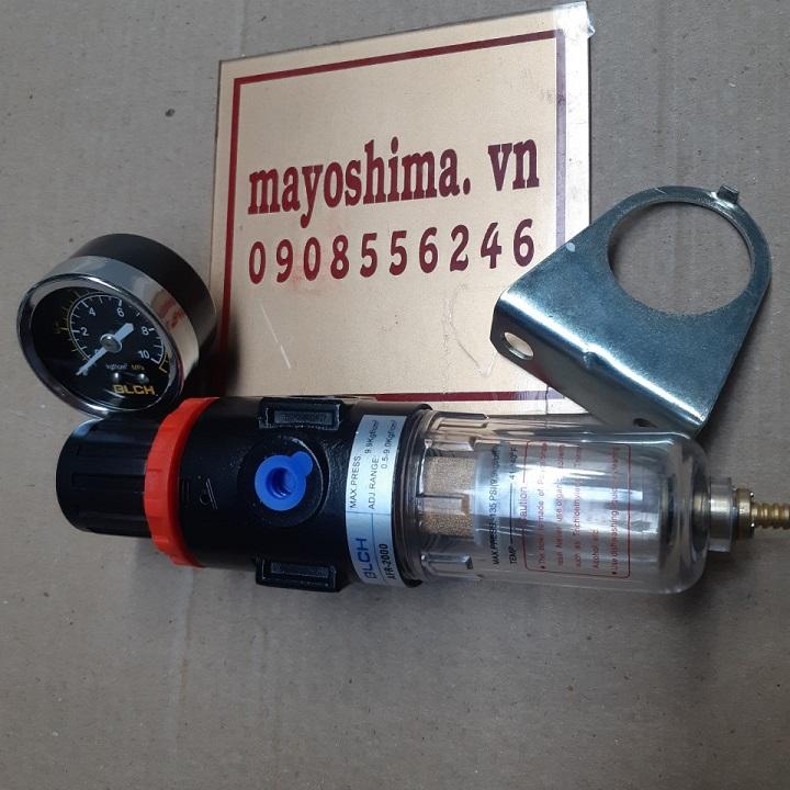 Bộ lọc nước cho máy nén khí có đồng hồ