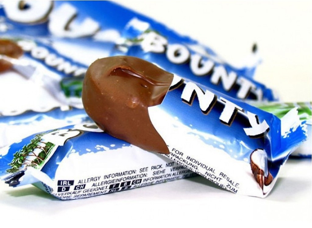 Kẹo socola dừa Bounty Miniatures nhập Đức gói 220gr