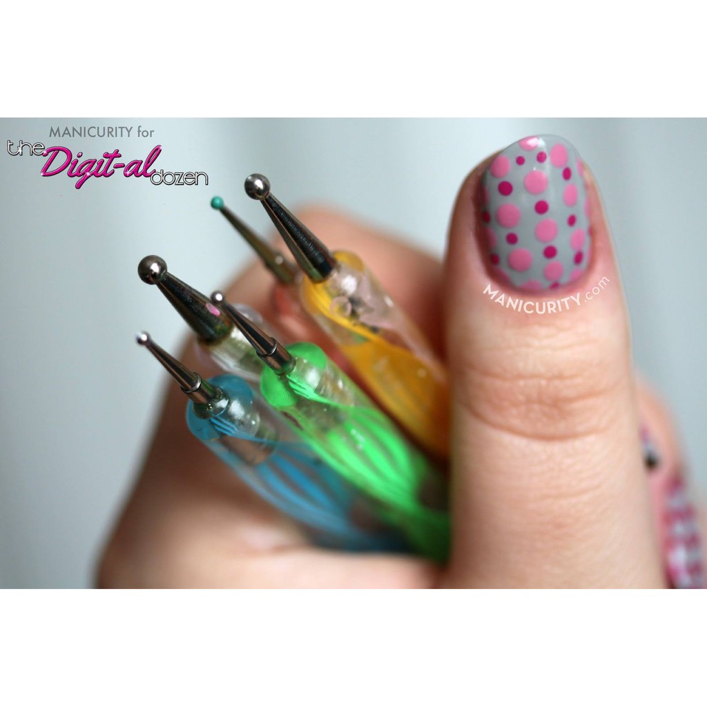 COMBO 5 BÚT CHẤM BI LÀM NAIL TIỆN LỢI