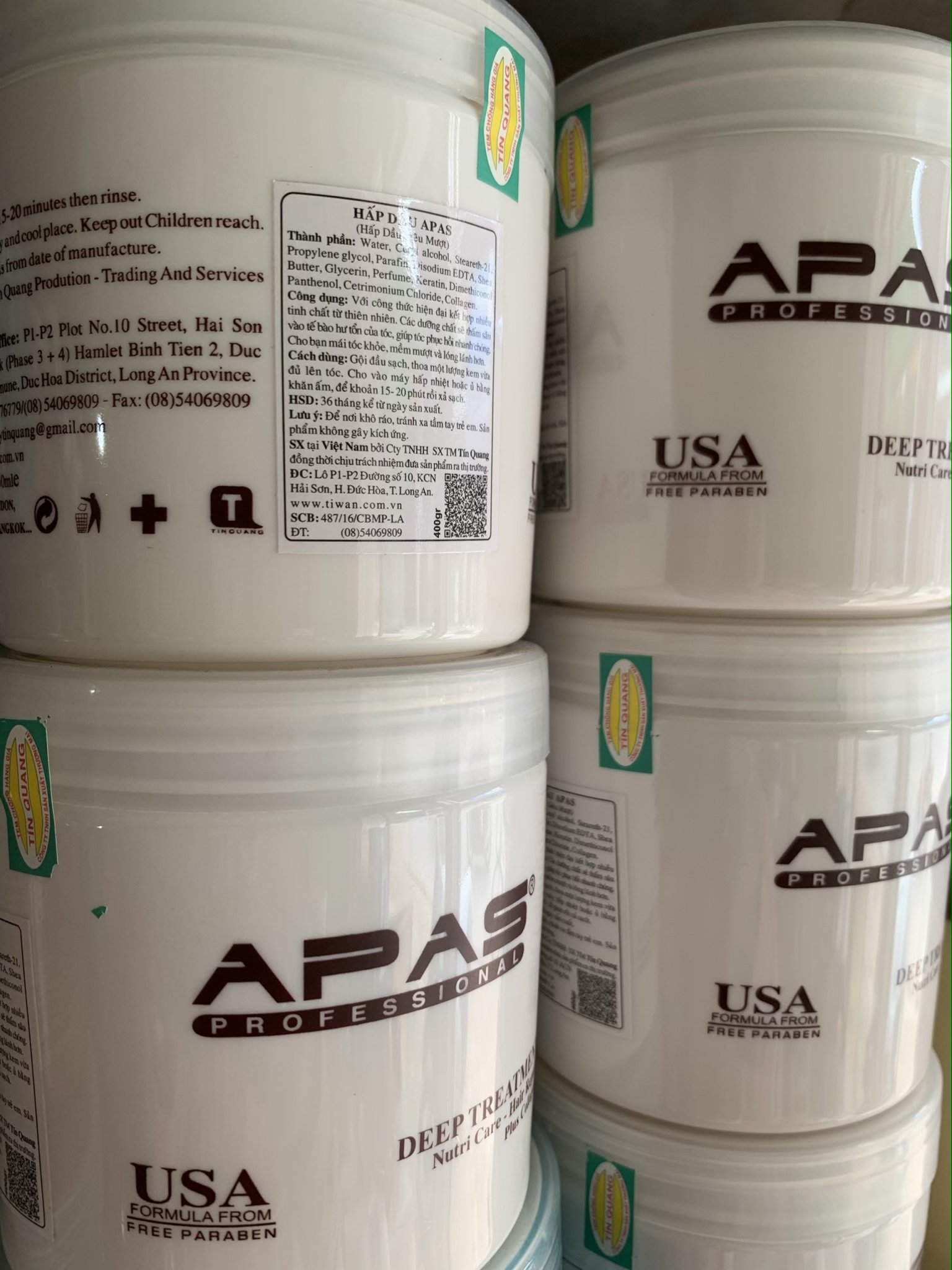 HẤP DẦU APAS SIÊU DƯỠNG - HẤP DẦU APAS trắng