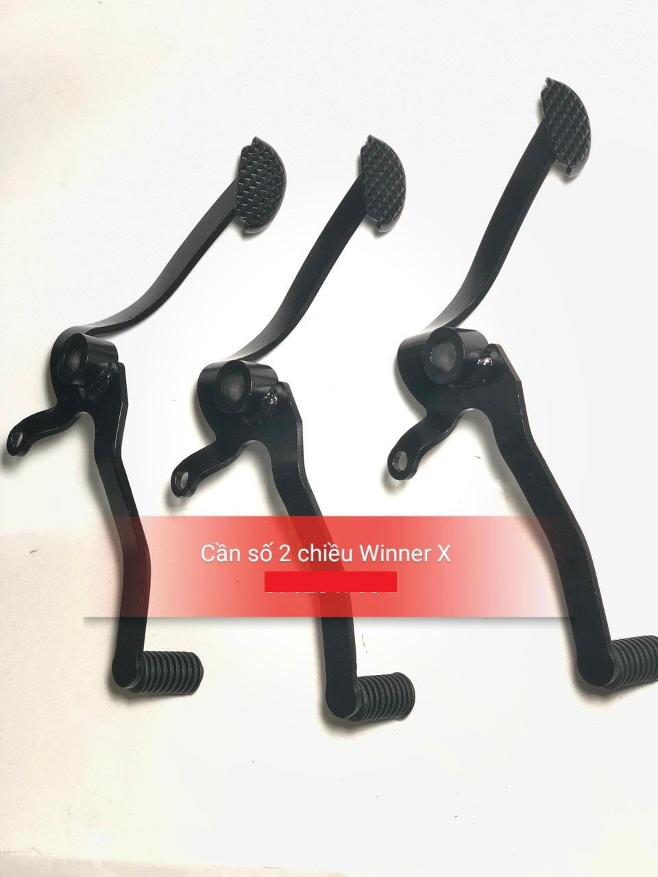 Cần số 2 chiều  Winner X  tĩnh điện đen Vindecal BD