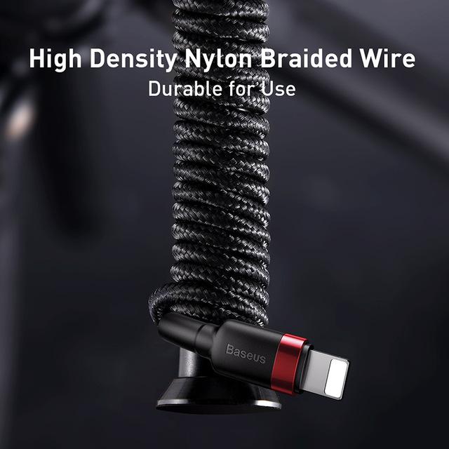 [BẢO HÀNH 12 THÁNG] Cáp sạc nhanh và truyền dữ liệu tốc độ cao Type C - Lightning Baseus (CATKLF) cho iPhone (18W PD Cáp bọc chống gãy đứt)