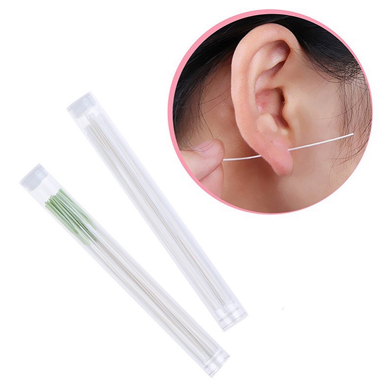 Set 60 chỉ vệ sinh chăm sóc lỗ tai sau bấm chuyên dụng, tiện lợi