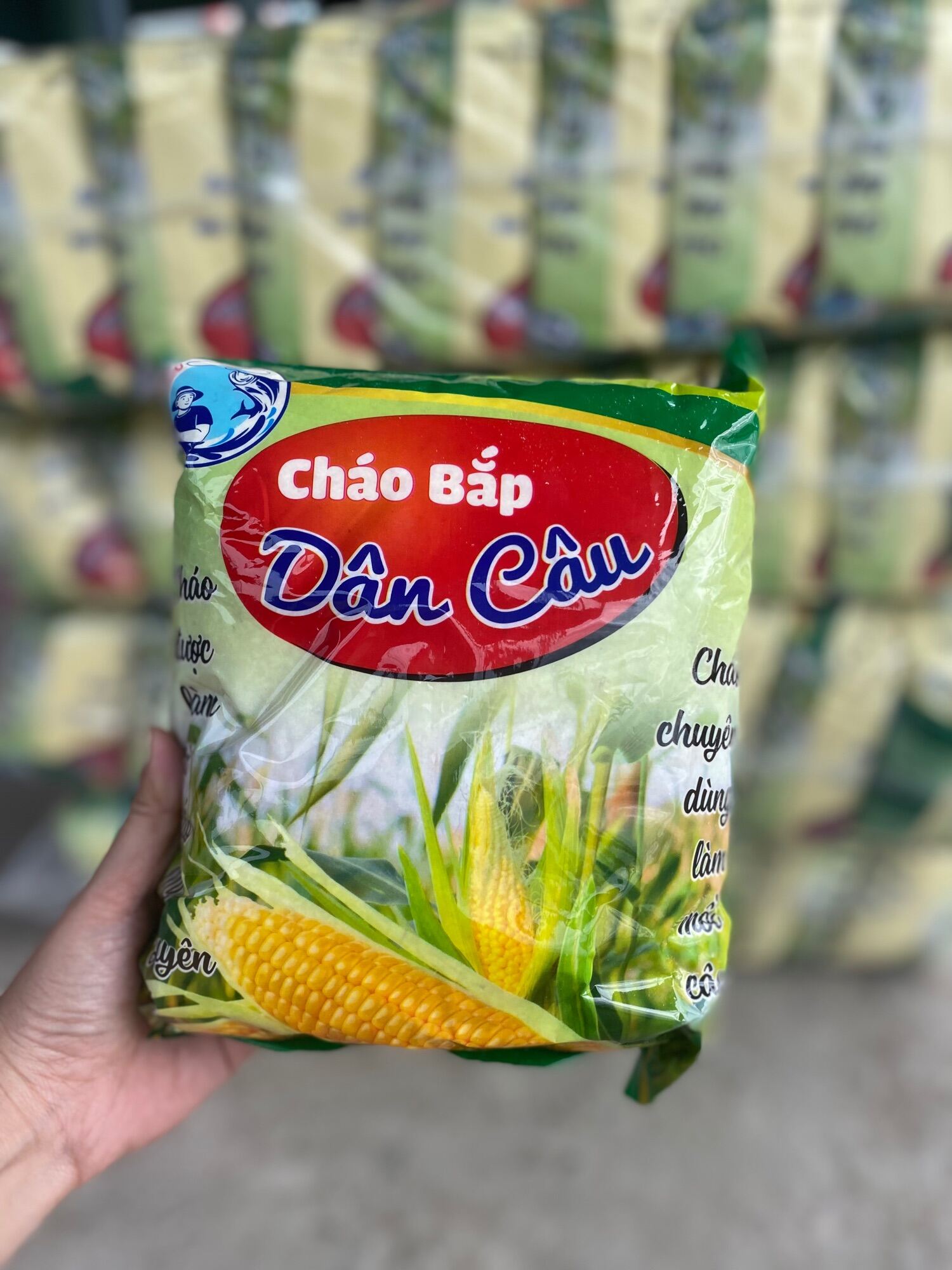 Cháo bắp dân câu - nguyên liệu ủ mồi câu cá tra