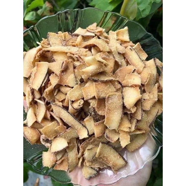 dừa khô sấy giòn gói 500gr thơm ngon