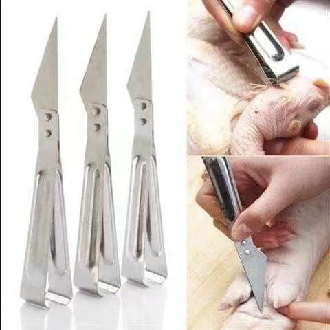 Nhíp nhổ lông gà vịt đa năng 2 trong 1, dao làm lòng gà lòng vịt