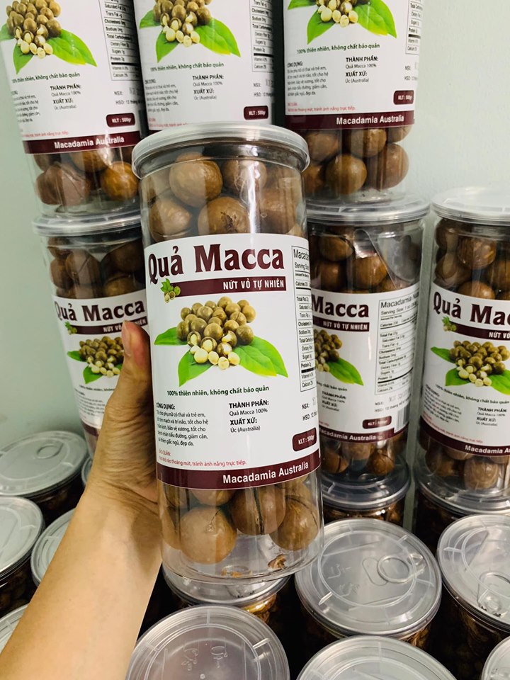 [FREESHIP] Hạt Mắc ca Úc Nứt Vỏ Tự Nhiên 500g Macca, có đồ khui