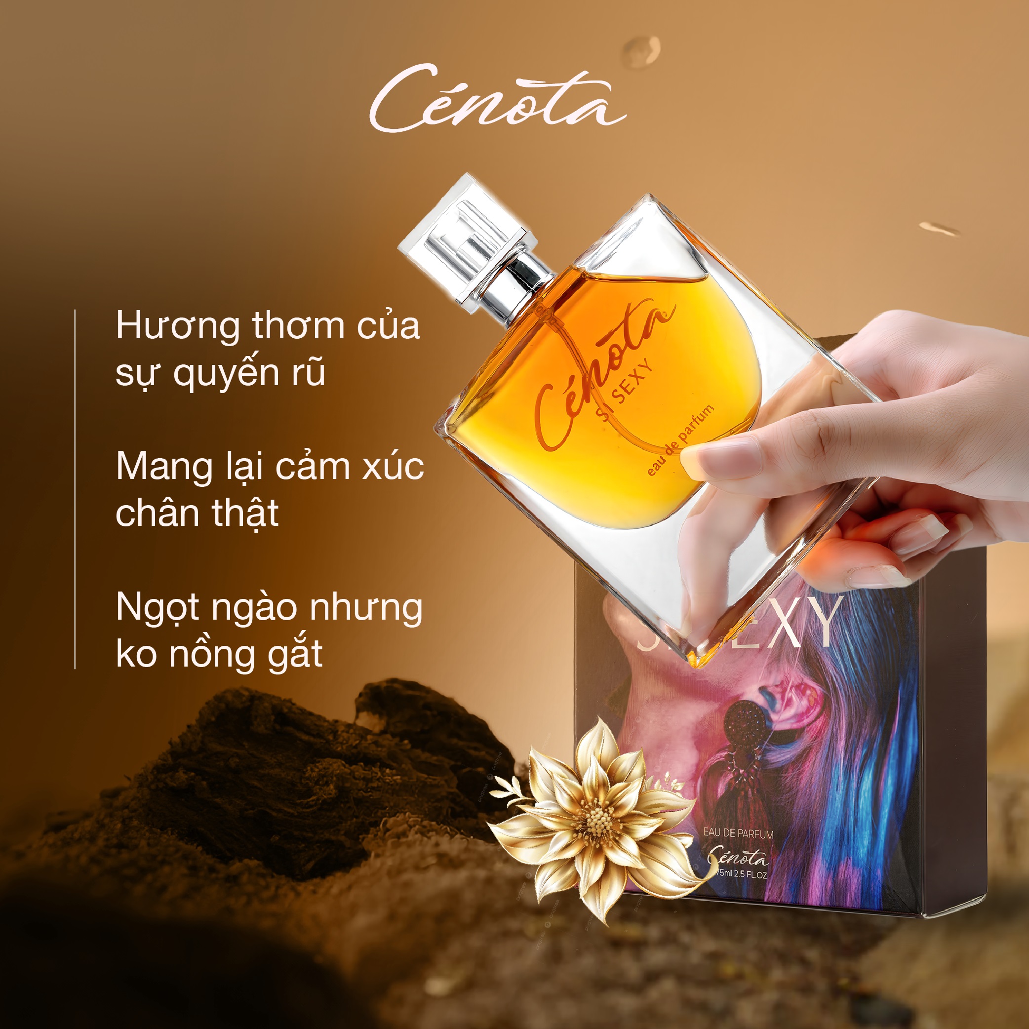 Nước Hoa Nữ CENOTA Si Sexy Good Girl 75ml, Quyến rũ, Nữ tính, Ngọt ngào