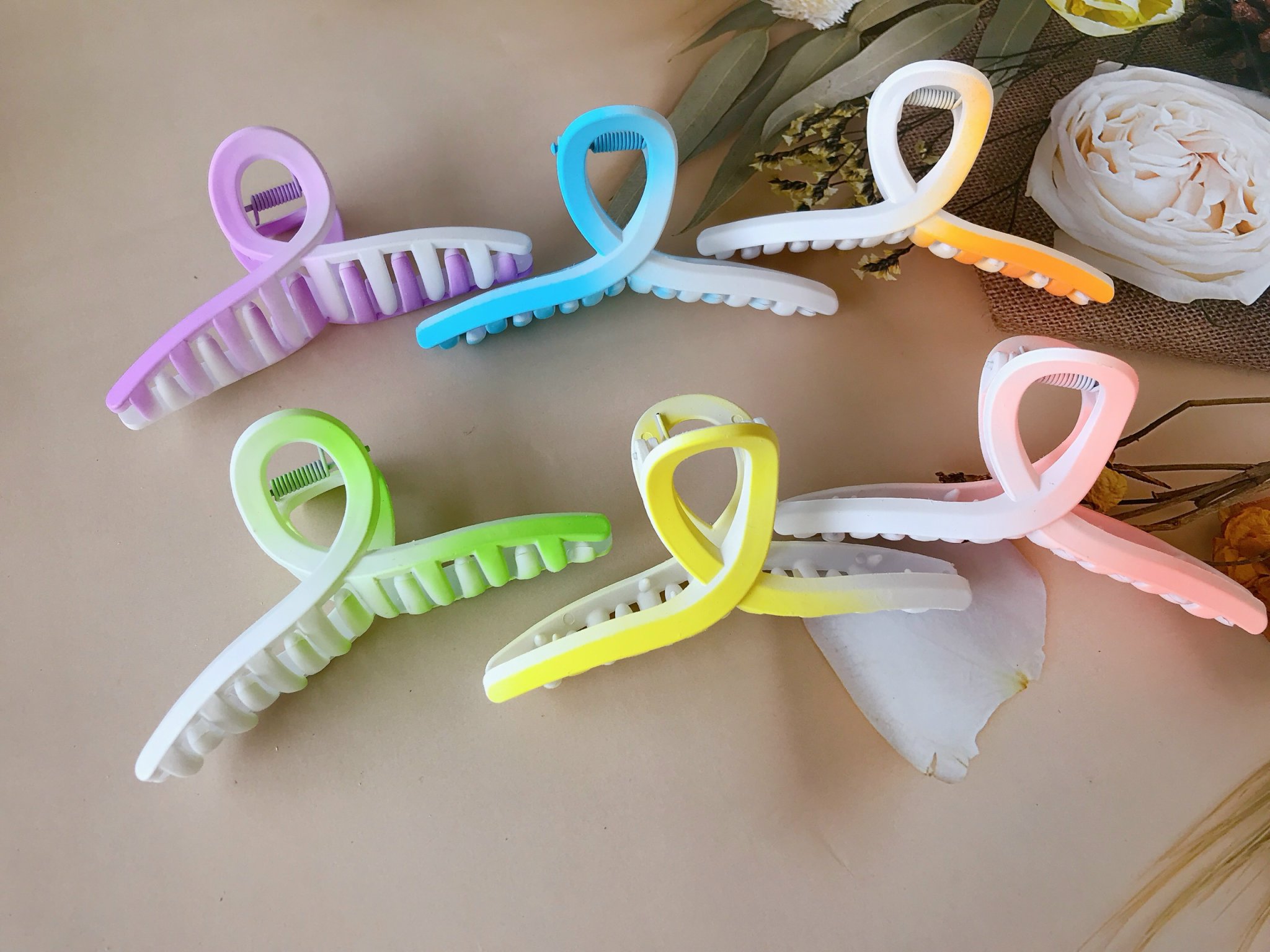 Kẹp tóc nhựa màu (inbox chọn Màu)