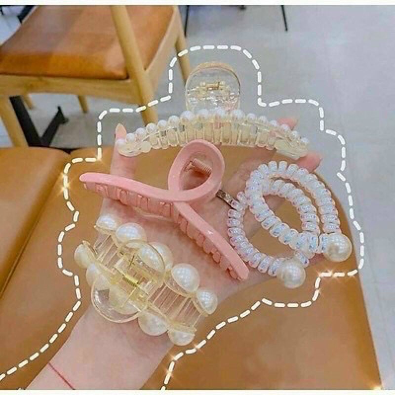 set cài tóc 5 món sang chảnh