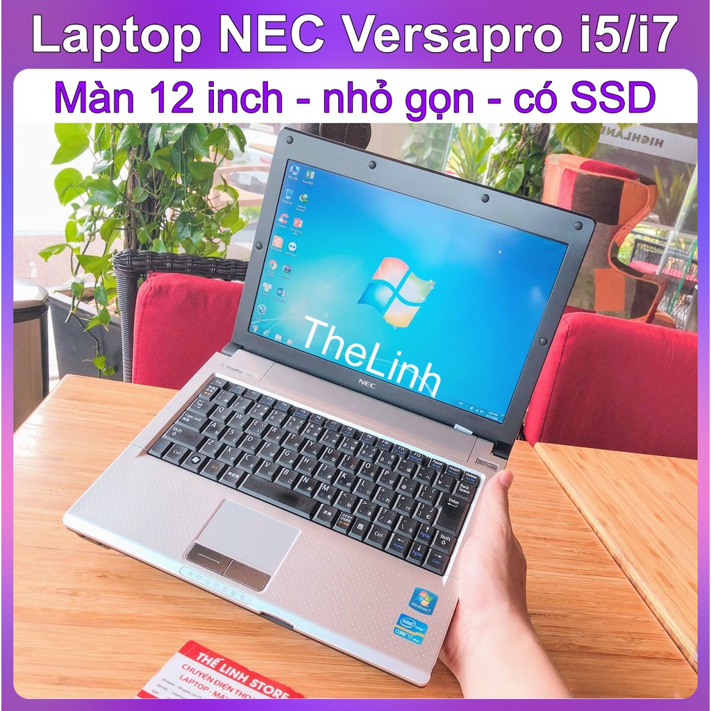 BÁO GIÁ PIN LAPTOP NEC VERSAPRO | Shopee Lazada Sendo Tiki mới nhất 12 Laptop NEC Versapro VB 12.1 inch Core i5 - i7 đời 2, đời 3