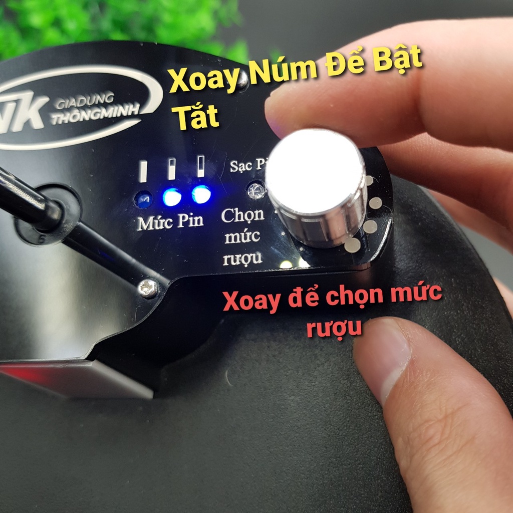Bình Rót Rượu Cảm ứng Tự Động Zô Zô