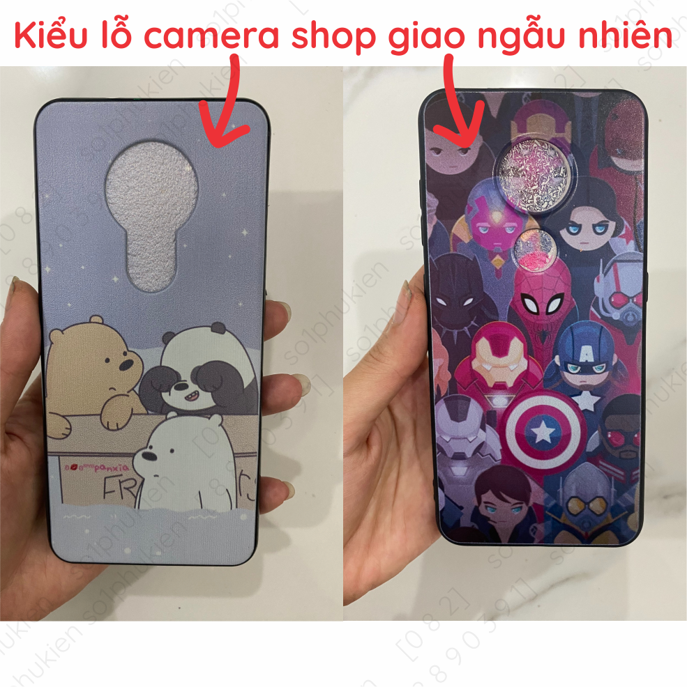 Ốp lưng Nokia 7.2 dẻo đen in hình cao cấp