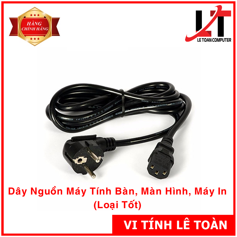 Dây nguồn cho máy tính bàn pc và máy in
