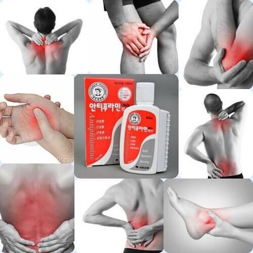 Combo 2 chai Dầu nóng xoa bóp Hàn Quốc