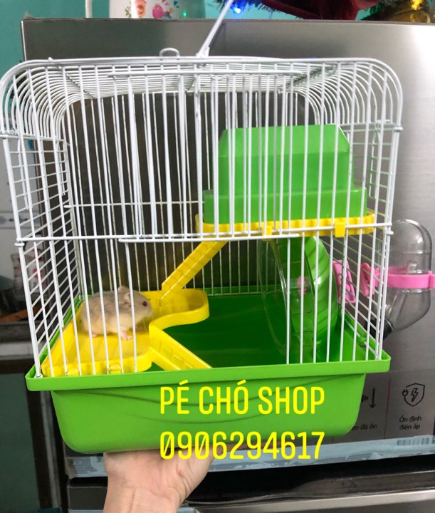 [HCM]Lồng hamster Kim tự Tháp size d23 r17 c25 cho hamster .