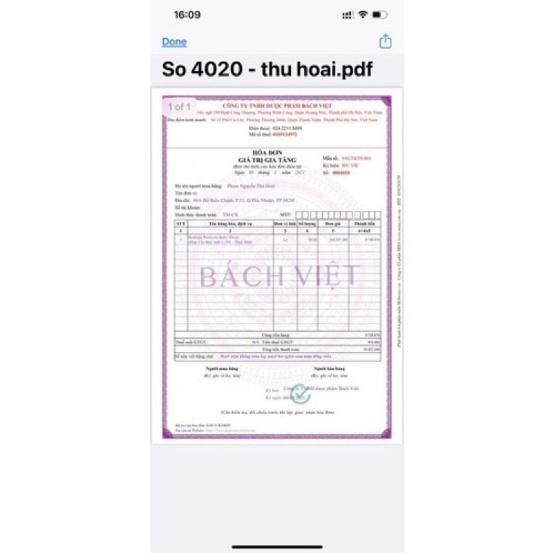 Men vi sinh BioGaia Thụy Điển 5ml