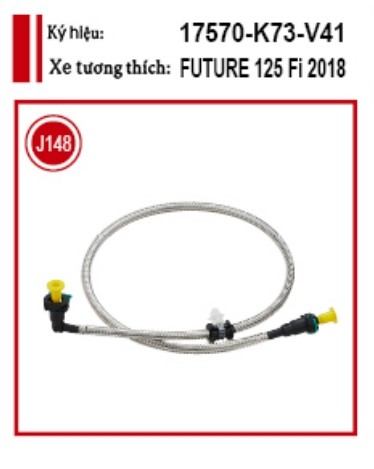 Dây dẫn xăng bọc thép xe future fi, future fi new chính hãng se