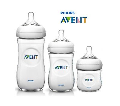 Bình sữa Philips AVENT Natural 125ml - 260ml - 330ml -  Núm số 1 - 2 - 4