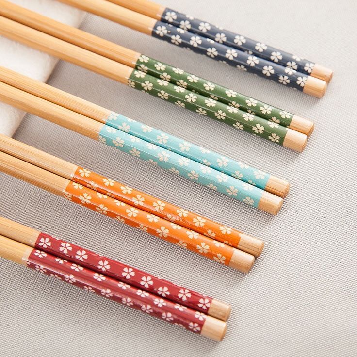(CHÍNH HÃNG) Đũa Tre, Gỗ Nhật Bản Vỉ 5 Đôi Kokusai 20-25cm