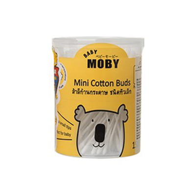 Hộp bông tăm Baby Moby cỡ nhỏ (150 cái/hộp)