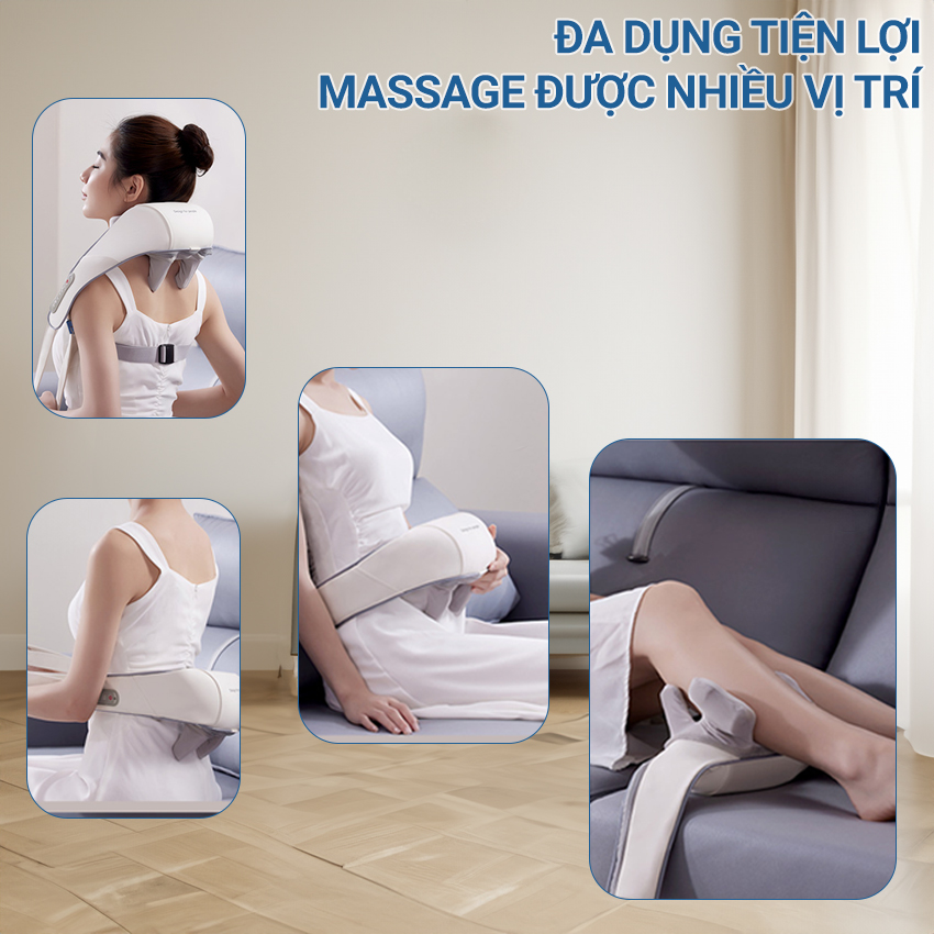 Máy massage cổ vai gáy, máy xoa bóp giảm đau cổ vai gáy