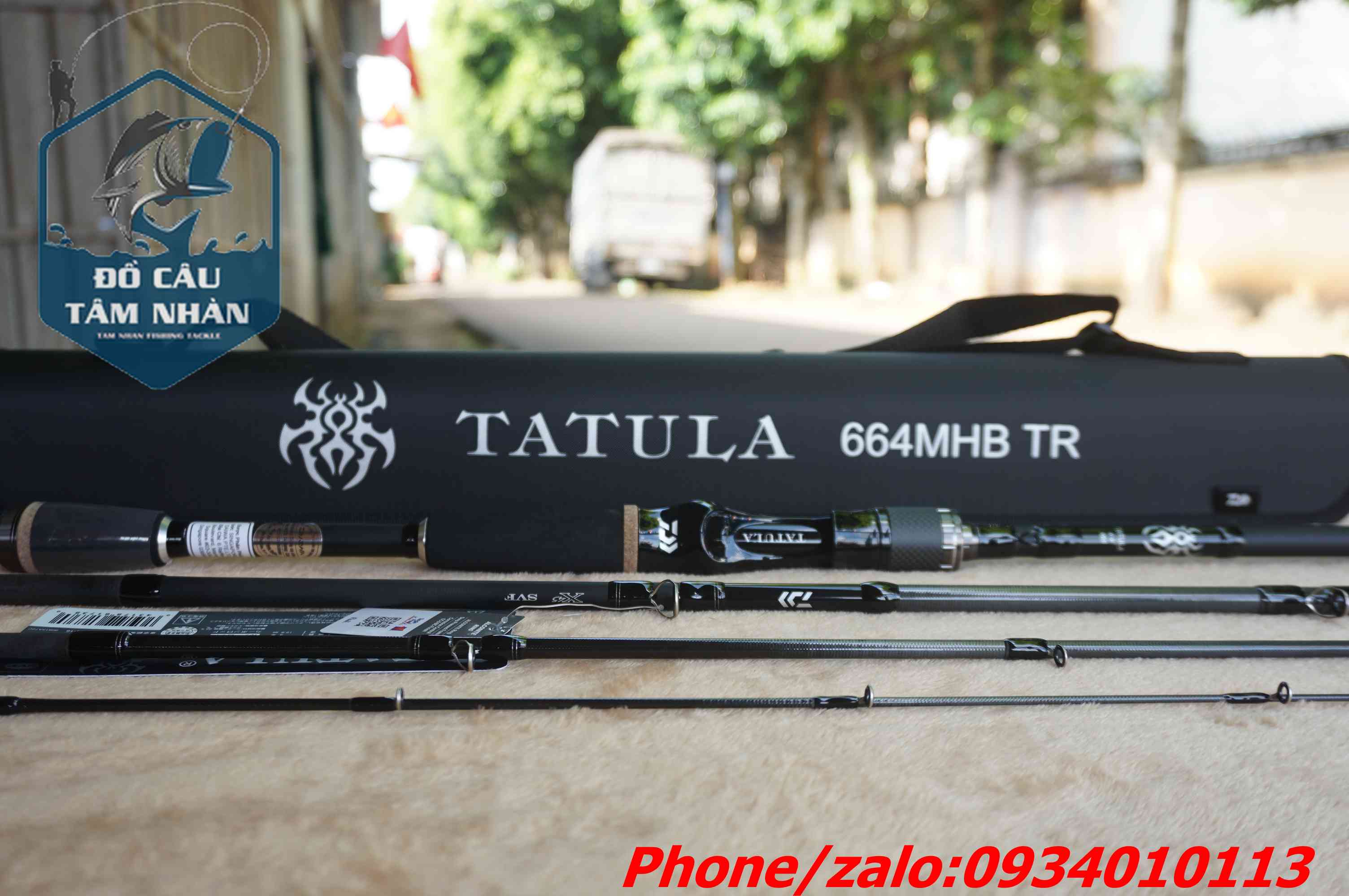 [Chính hãng] [Ảnh thật] Cần câu máy 4 khúc Daiwa TATULA