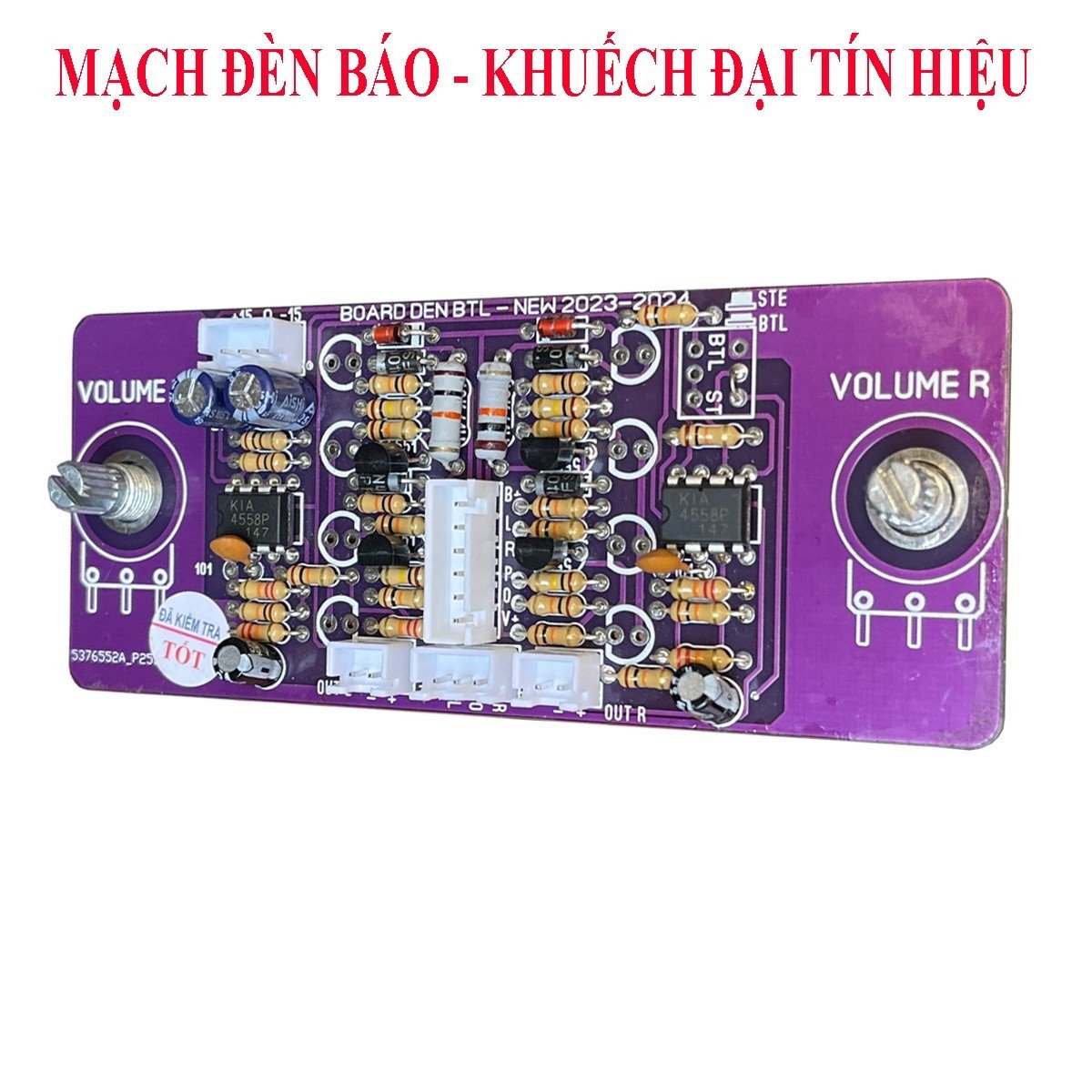 MẠCH ĐÈN MAIN CA CÓ IC (1 MẠCH)