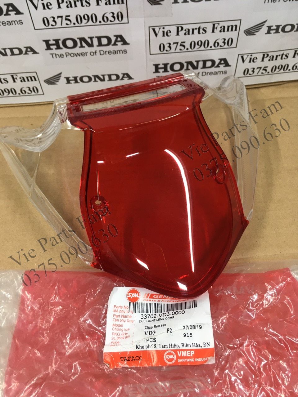 CHỤP ĐÈN SAU XE EZ SYM DIN MỚI 100%