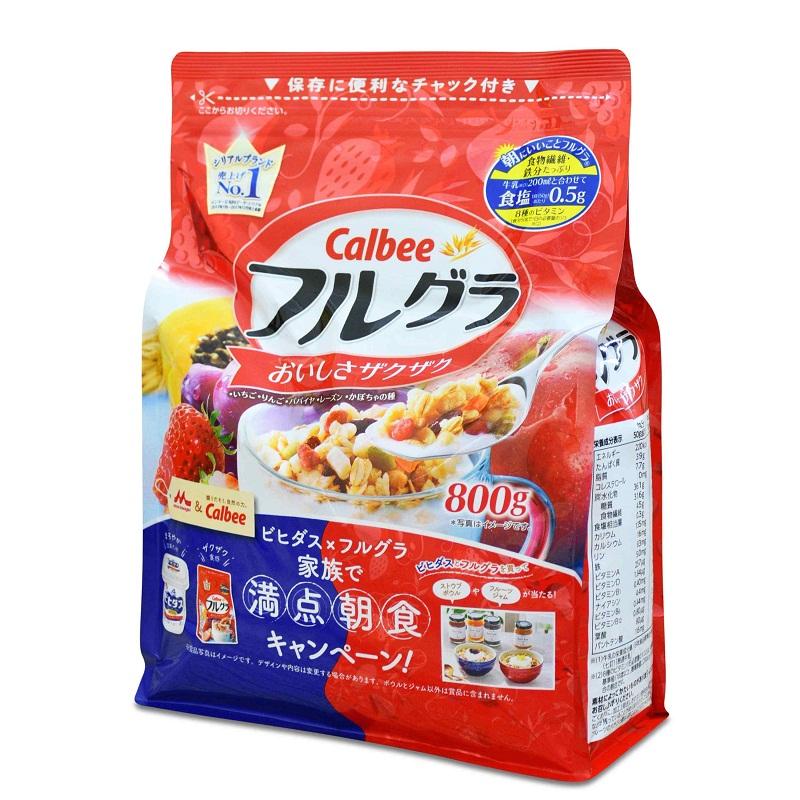Bột ngũ cốc calbee Nhật Bản date 12/2019